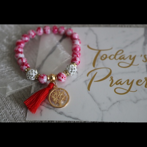 Prayer bracelet & card ❤️❤️❤️ - Picture 1 of 2
